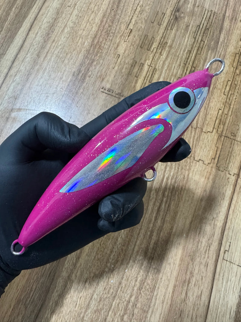 Pink Poison | Handcrafted Amargo Cedar Sinking Lure